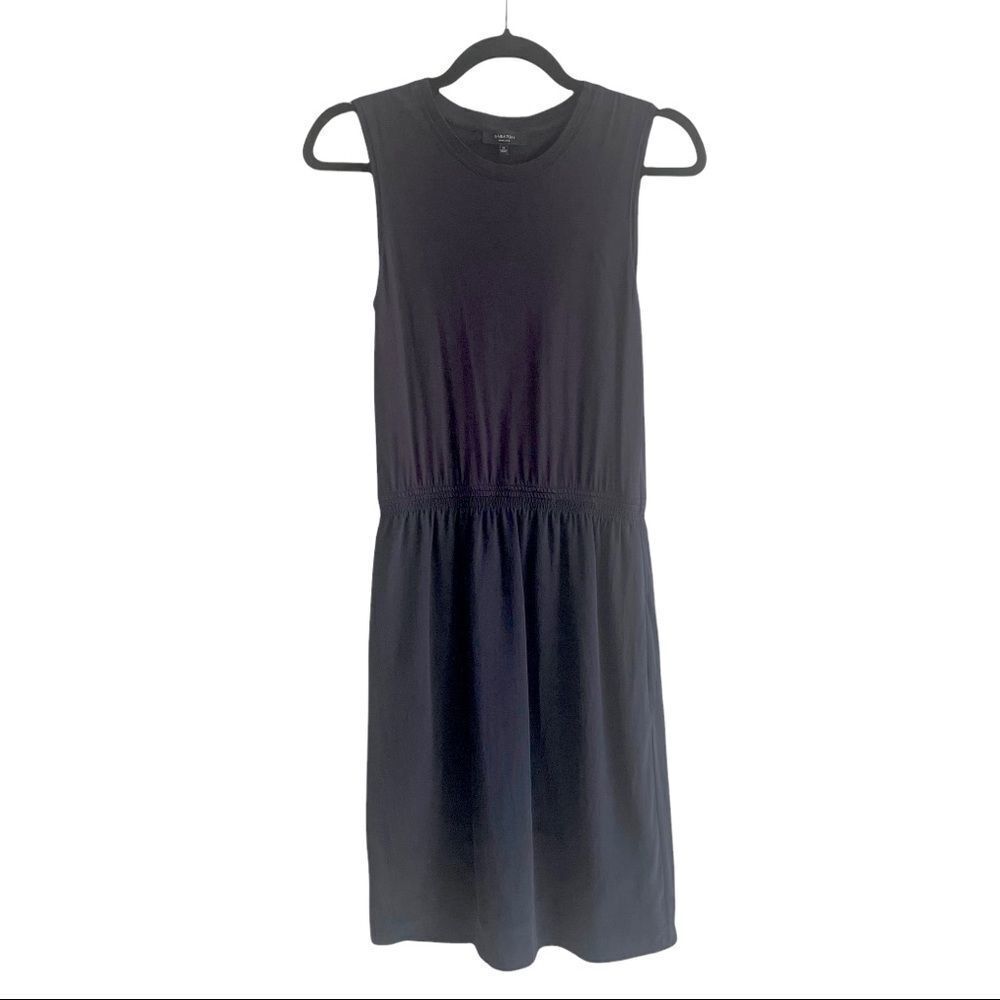 ARITZIA Babaton Silk Sleeveless Midi Dress Navy Blue XS